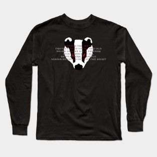 Law of the Badger Lords - Redwall Long Sleeve T-Shirt